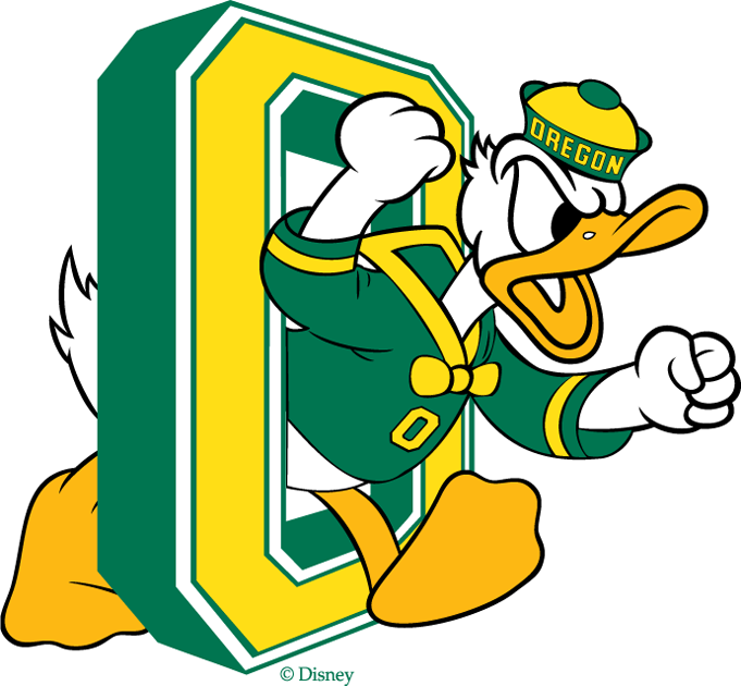 Oregon Ducks 1974-1993 Primary Logo t shirts iron on transfers